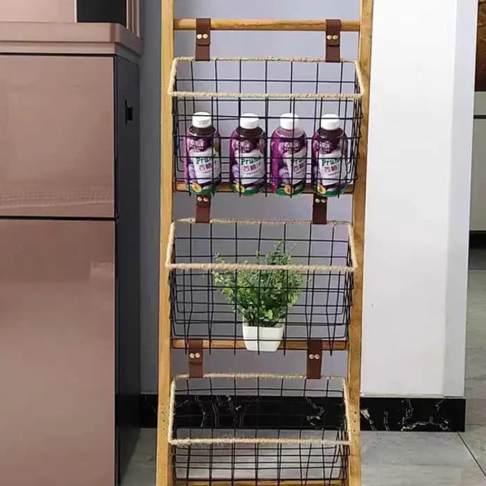 Étagère de rangement Simple au sol de la maison