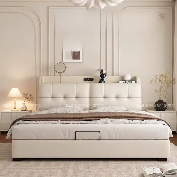 Tiroirs De rangement cadres De Lit reine chambre moderne enfants tête De Lit multifonctionnel Meubles