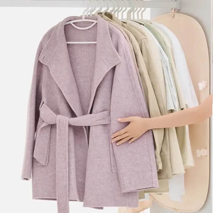 Housse de rangement compressible pour vêtements