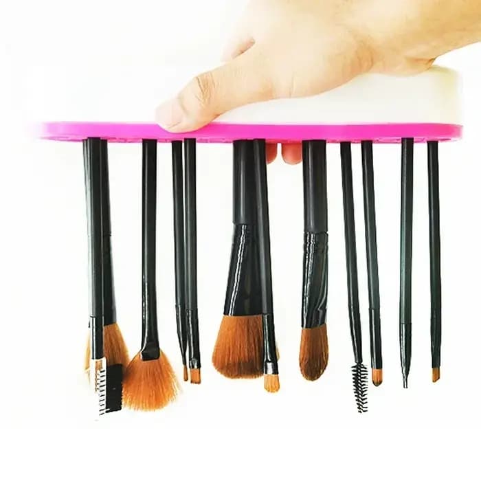Étagère porte-brosse de maquillage porte-stylo à ongles présentoir support mallette de rangement de brosse organisateur