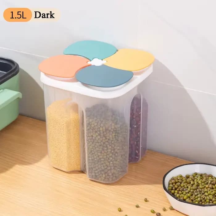 Boîte de rangement de céréales de cuisine en plastique