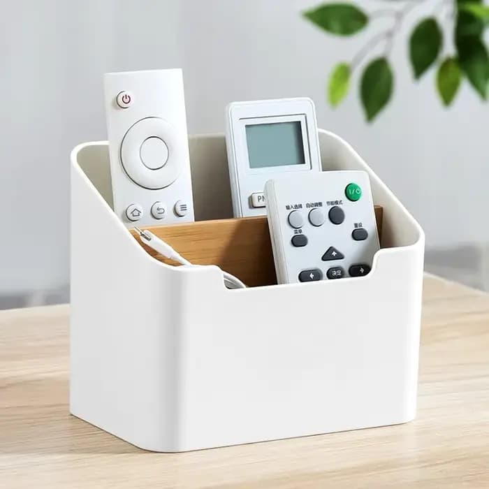 Boîte de rangement pratique pour télécommandes TV et commandes de climatiseur