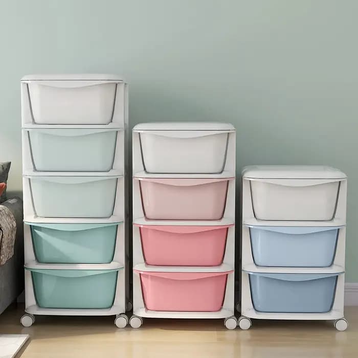 Tiroir en plastique type armoire de rangement multicouche