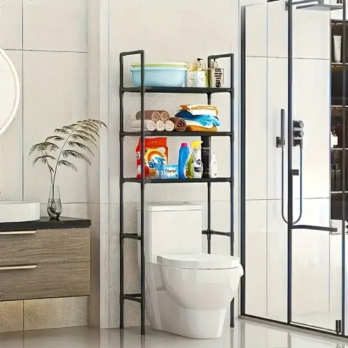 Étagère de rangement pour toilettes