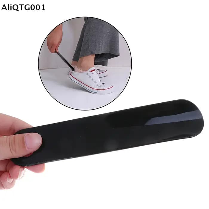 Chausse-pied en plastique noir portable et durable