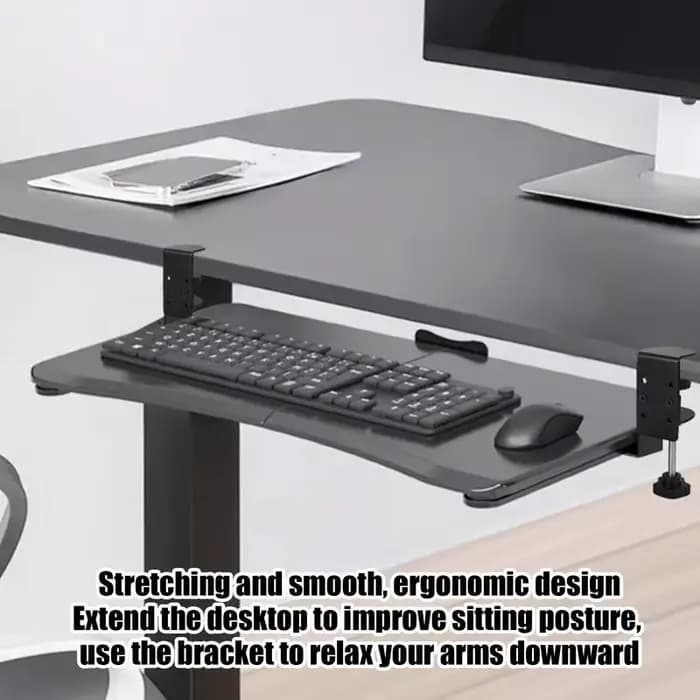 Étagère marketpour clavier MELKeyboard sous le bureau