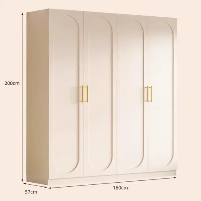 Organisateur De rangement armoire De luxe placard en bois massif armoire vitrine en verre Armario Armable De Ropa meubles chambre