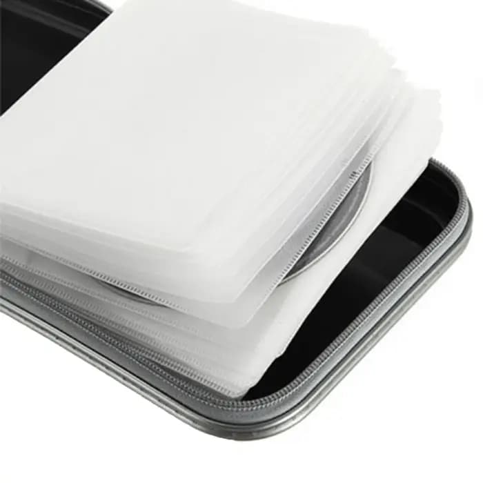 80/40 pièces grande capacité disque CD DVD VCD portefeuille organisateur de rangement étui support Album boîte étuis