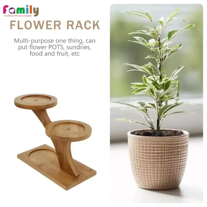Étagère de pot de plantes d'intérieur, baie en bois massif succulente, étagère de pot de fleurs de s