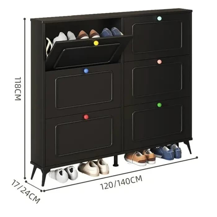 Meuble à chaussures fin pour chambre