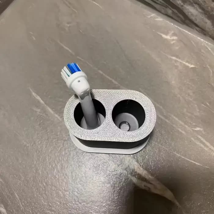 Boîte de rangement pour têtes de brosse à dents électriques