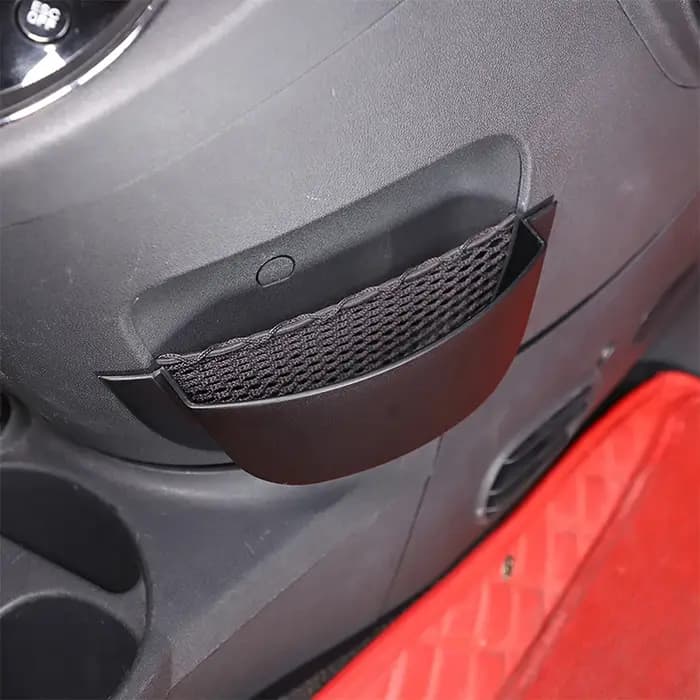 Pour Fiat 500 2011-2017 ABS noir console centrale de voiture boîte de rangement latérale