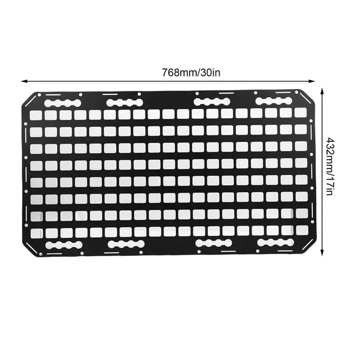 Système de panneaux de rangement Molle pour benne de camion