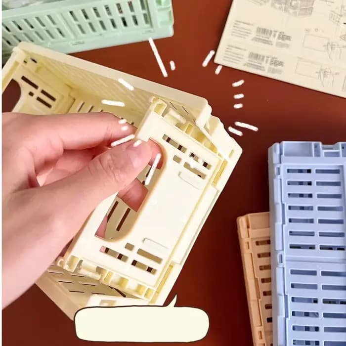 Caisse pliable en plastique