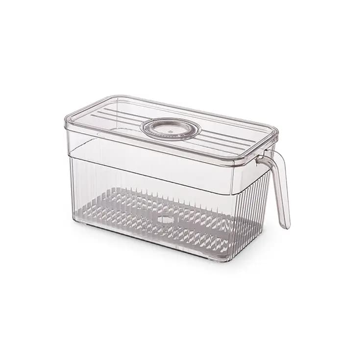 Conteneurs de rangement de cuisine avec couvercle enregistreur de temps