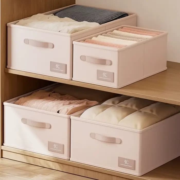 Boîte de rangement pliable durable pour vêtements