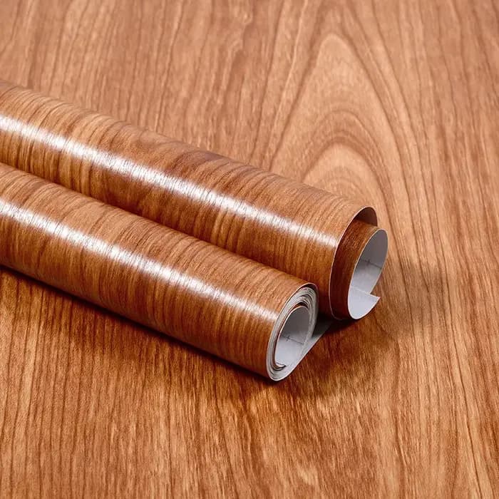 Rouleau de Papier Peint Auto-Adhésif Imperméable en PVC, Film Décoratif en Vinyle pour Meubles, Armo