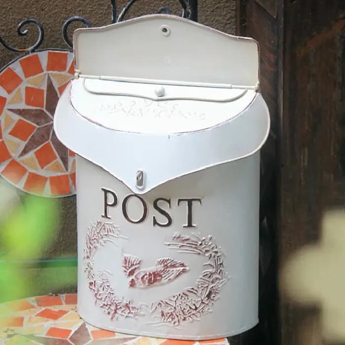 Boîte aux lettres d'extérieur Vintage pour cour
