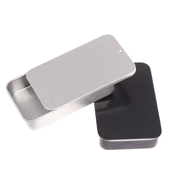 Mini boîte de rangement en fer 80x50x15mm