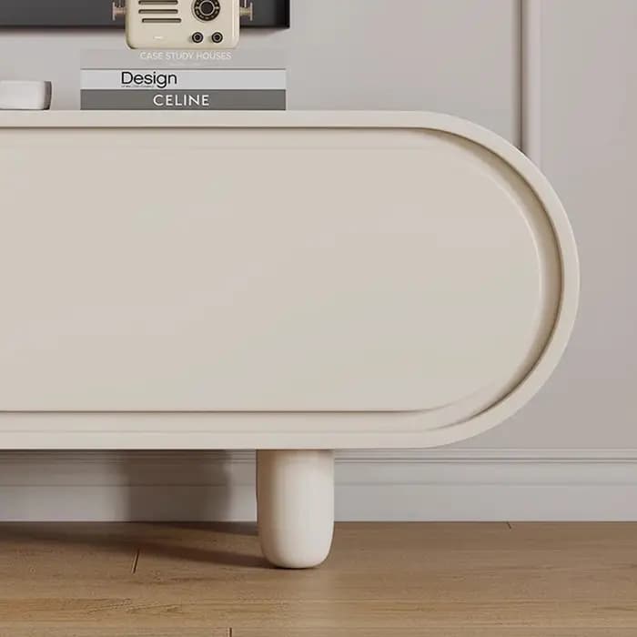 Meuble TV de Rangement Esthétique Glamour