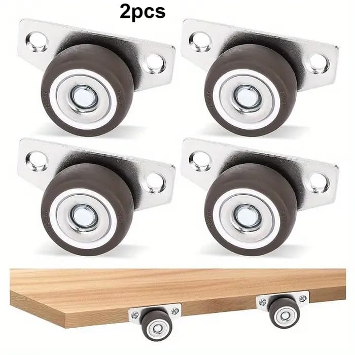 Roulettes latérales, roulettes pour appareils électroménagers, petites roues rigides non rotatives a