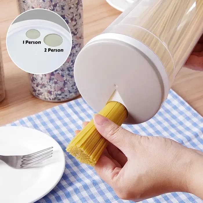 Boîte de rangement moderne en plastique pour nouilles longues
