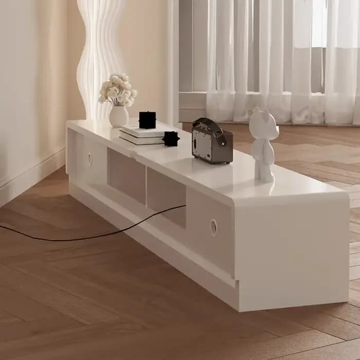 Meuble TV moderne pour salon avec tiroirs dissimulés