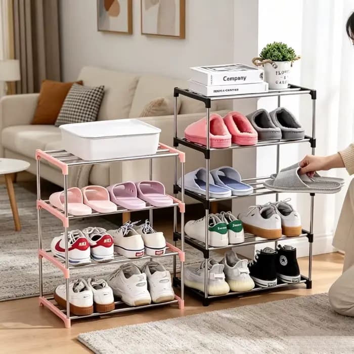 Étagère à chaussures à 3/4/5 niveaux – Organisateur multi-niveaux autoportant pour économiser de l'espace