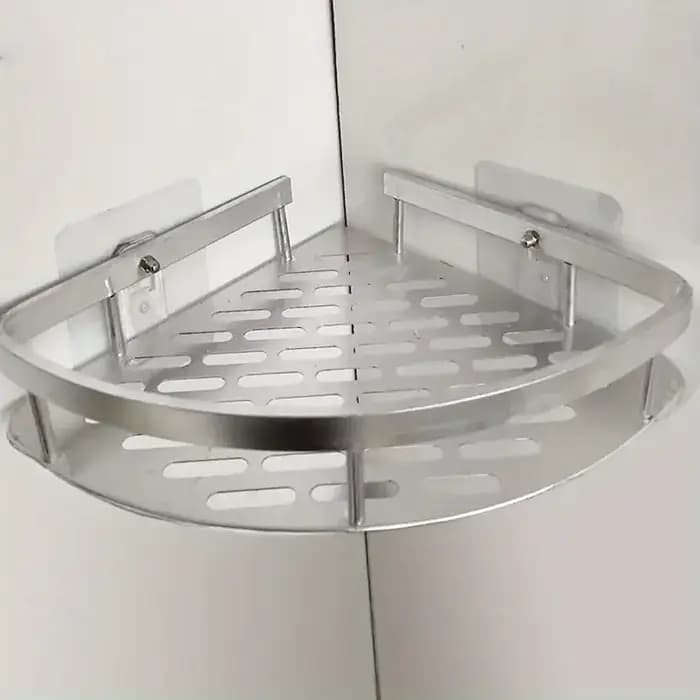 Étagère de salle de bain en alliage d'aluminium, support de shampoing, organisateur de rangement de