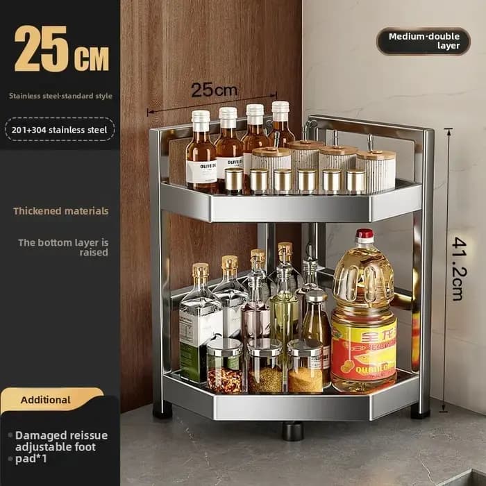 Armoires de cuisine étanches en acier inoxydable, support de rangement multifonctionnel pour baguett