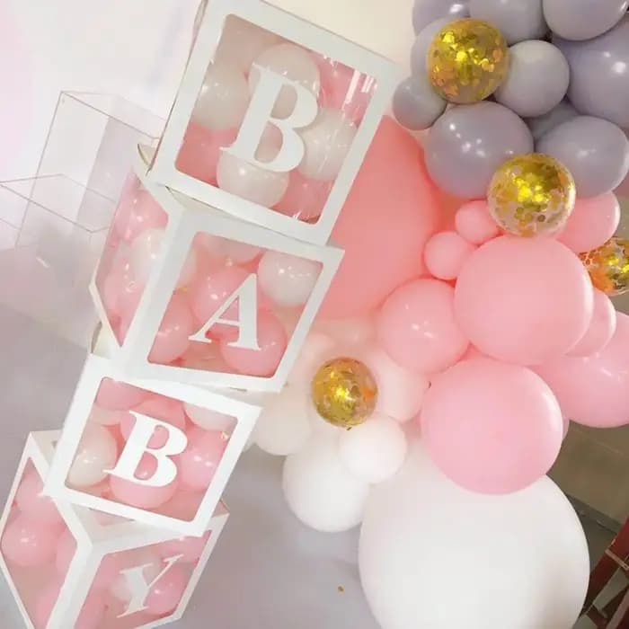 Boîte à lettres en forme de ballon pour décorations de fête de 1er anniversaire