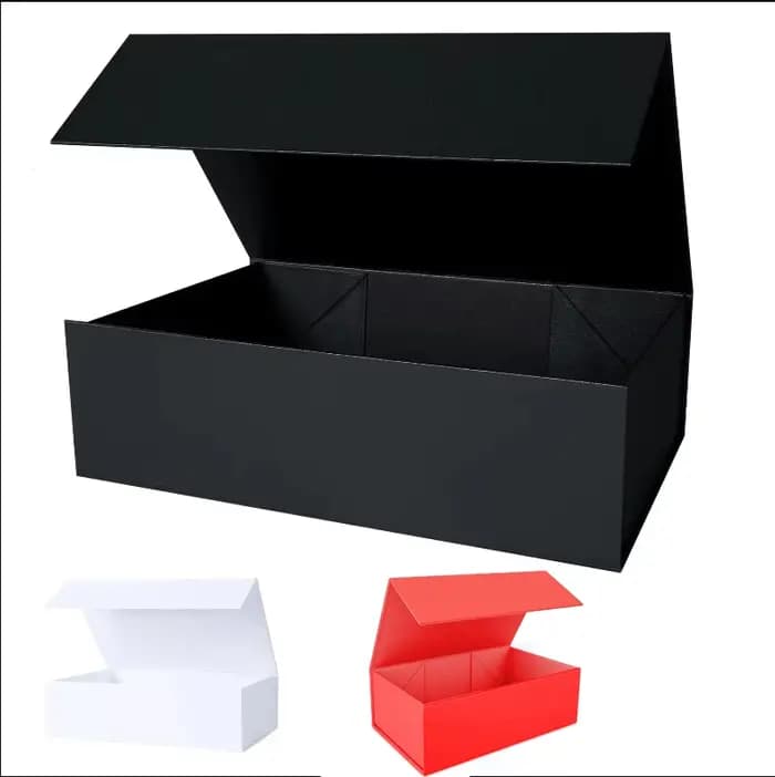Grande boîte-cadeau magnétique avec couvercle 33x25x12CM