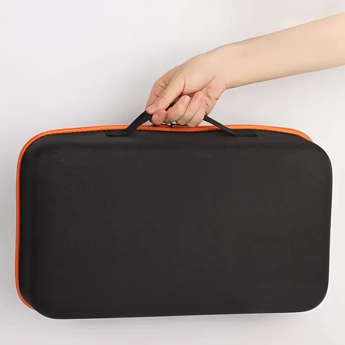 Boîte de rangement d'outils avec plusieurs compartiments et sacs à fermeture éclair - Sac