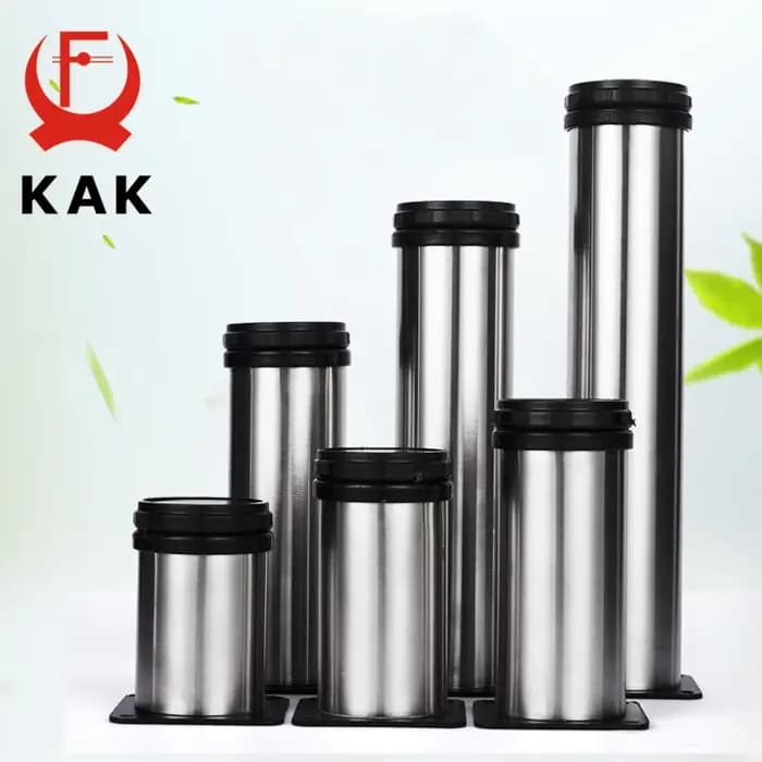 KAK pied de meuble en acier inoxydable pieds de Table réglables