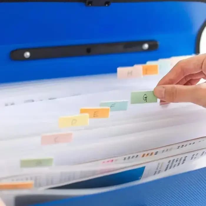 Sac d'orgue Vertical, dossier de fichiers A4 épais