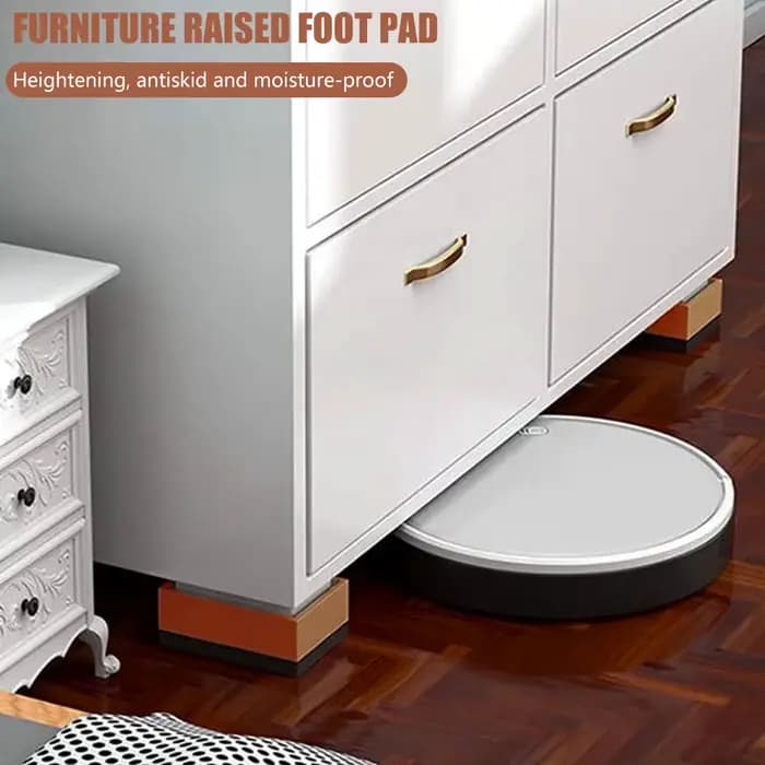 24 pièces/4 pièces élévateurs de bureau réglables extensions de jambes rehausseurs de meubles de lit