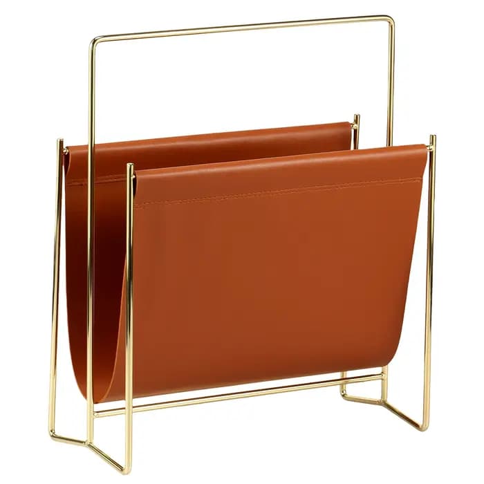 Support de rangement pour magazines, organisateur de journaux, gain de place, bibliothèque créative