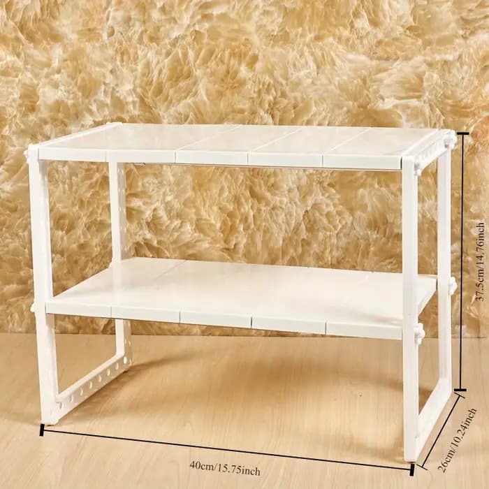 Étagère de rangement sous évier, rétractable, à deux niveaux, facile à assembler, étagère rétractabl