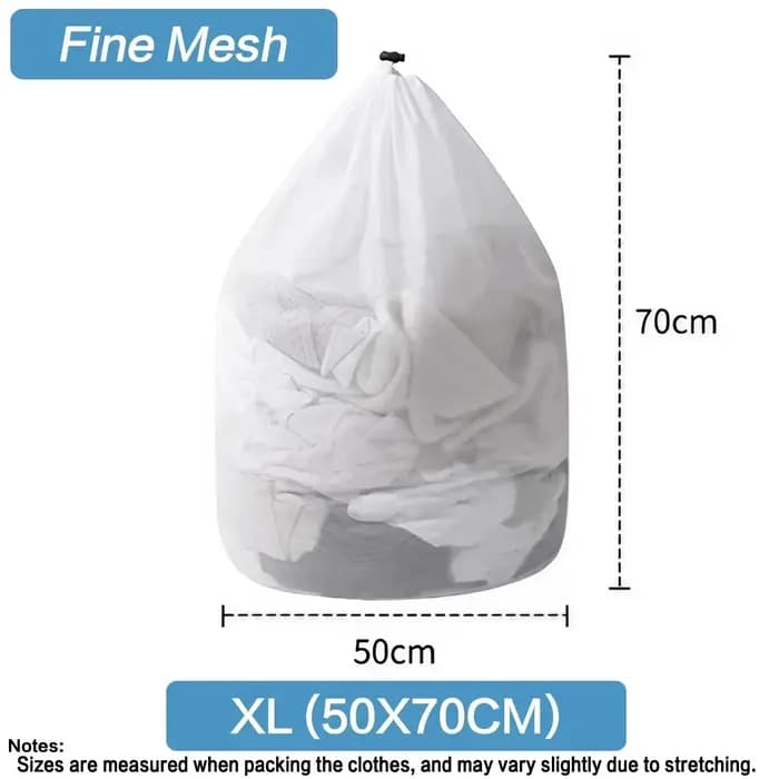 Sac à linge en maille – lavable en machine