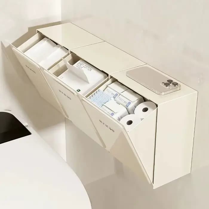Organisateur de rangement pour salle de bain