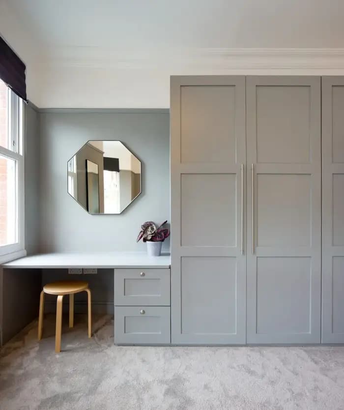 Armoire de chambre moderne minimaliste sur mesure