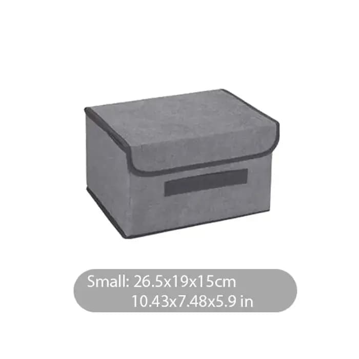 Boîte de rangement en tissu non tissé pliable