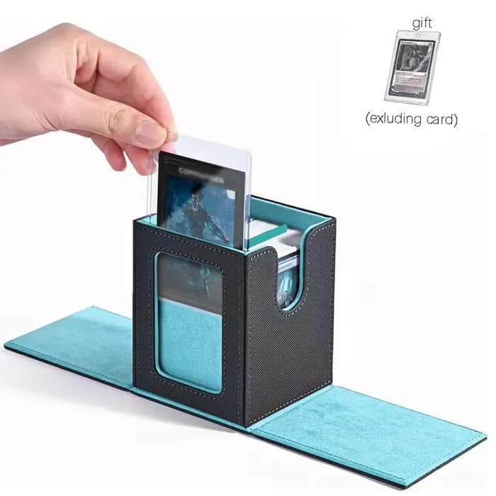 100 + nouvelle boîte de rangement de cartes TCG MT jeu de société commandant carte transportant
