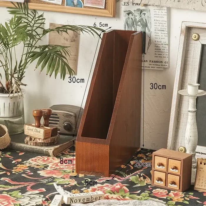 Support de rangement de bureau en bois pour SunOfficiSupplies, MELBox de bureau à domicile, 3 niveau