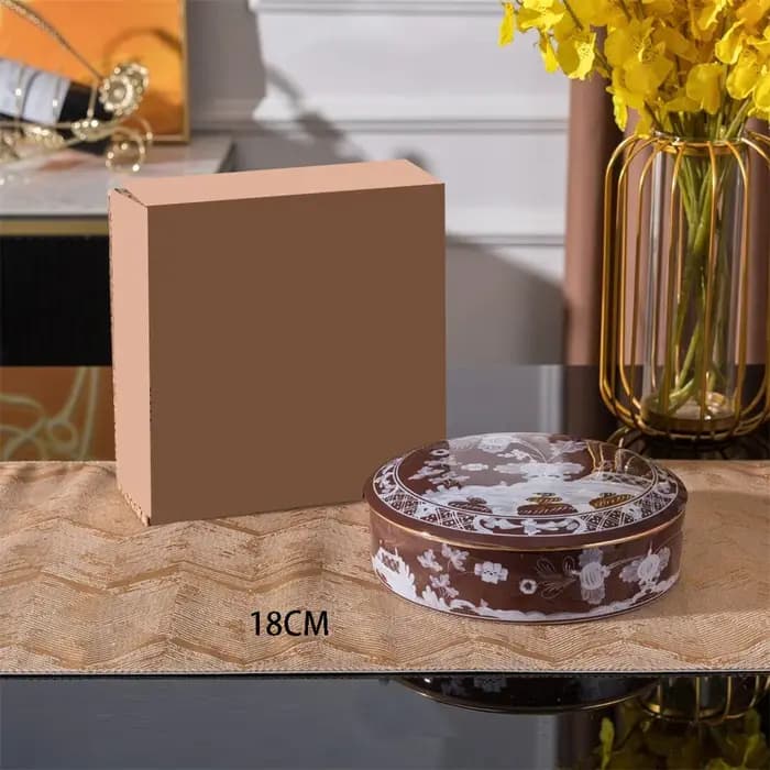 Boîte de rangement en céramique pour la maison