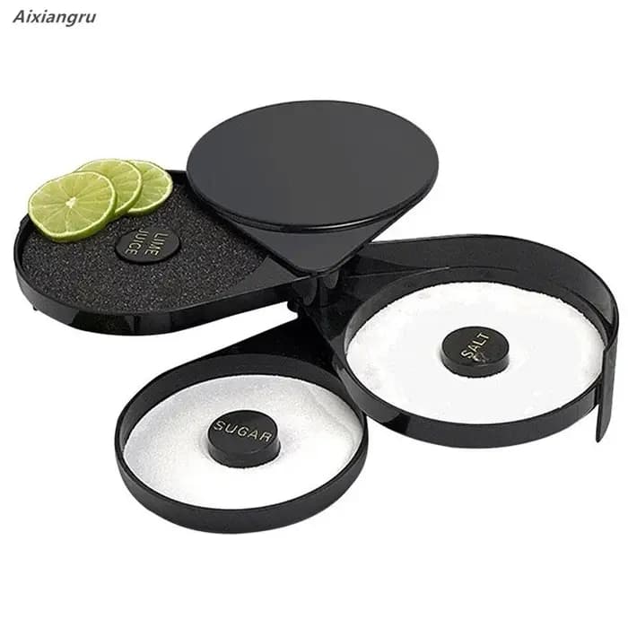 Boîte latérale de sel en plastique à trois couches