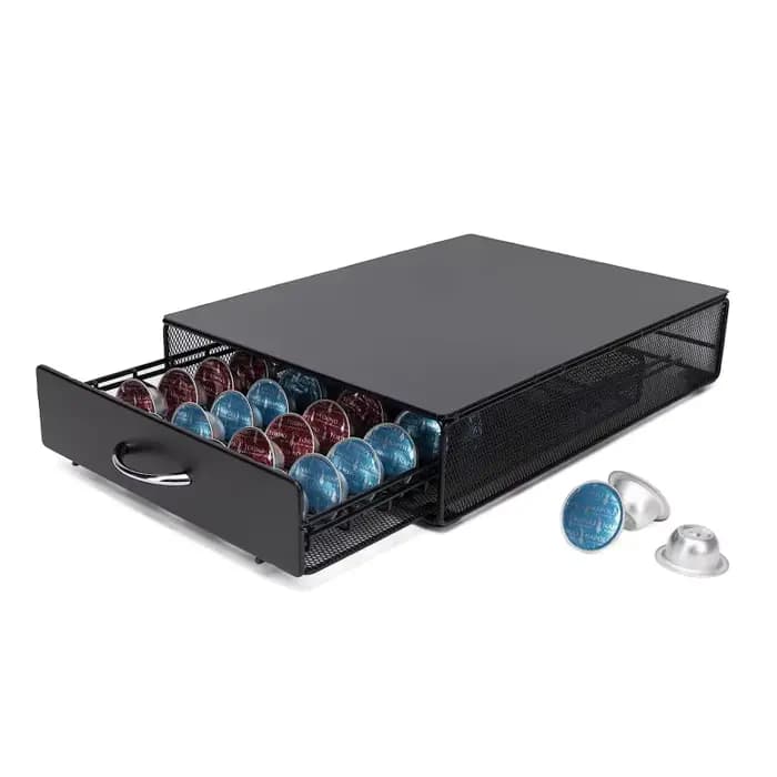 Porte-dosette de café, tiroir de rangement Compatible Starbucks Verismo Nespresso Vertuo Caffitaly Lavazza porte-capsules comptoir de cuisine