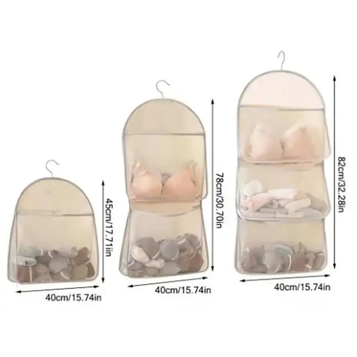 Sac de rangement multicouche en maille