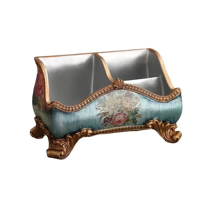 Boîte de rangement en résine de style européen