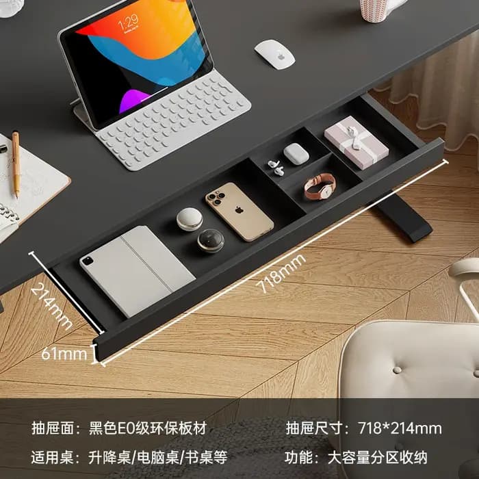  Tiroir sous le bureau – Organiseur de rangement caché pour bureau/maison